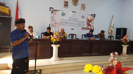 Pelaksanaan Peringatan Bulan Bahasa Bali Di Desa Sumberkima Tahun 2020